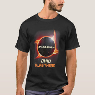 T-shirt Ninja Shuriken Total Éclipse Solaire 2024 Ohio