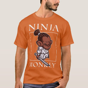 T-shirt Ninja Singe Funny Ninja Guerrier Shinobi