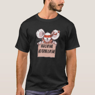 T-shirt Ninja Souris Drôle Guerrier Et Fighter Sports Cade