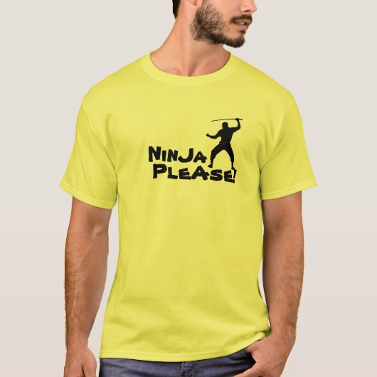 T-shirt Ninja svp ! (Devant)