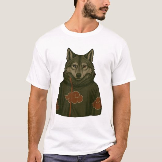 T-shirt Ninja wolf (Devant)