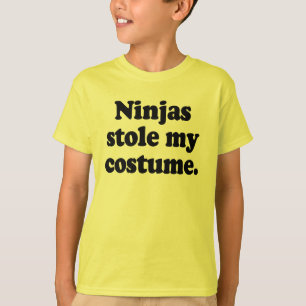 T-shirt Ninjas a volé mon costume