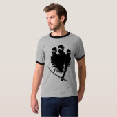 T-shirt ninjas de tres (Devant entier)