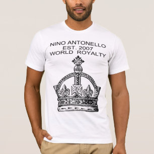 T-shirt Nino Antonello Est. Photo de la Couronne Pourcenta