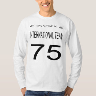 T-shirt Nino Antonello Euro International Team 75 Noir