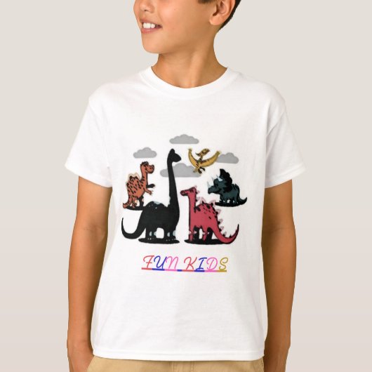 T-shirt Niños divertidos en navidad (Devant)