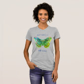 T-shirt Nirvana de papillon en détresse (Devant entier)
