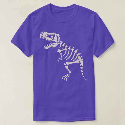 T-shirt nirvana Dinosaur Squelette  (Design devant)