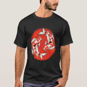 T-shirt Nishikigoi Koi Carpe Asiatique Poisson d'étang Koi