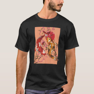 T-shirt Nishikigoi Sakura Cherry Blossom Taisho Sanke Koi