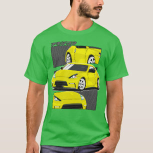 T-shirt Nissan Jaune 370z