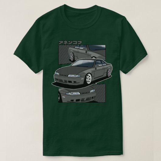 T-shirt Nissan Silvia S14 Zenki (Design devant)