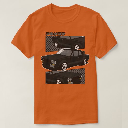 T-shirt nissan skyline 2000 rtm hakosuka (Design devant)