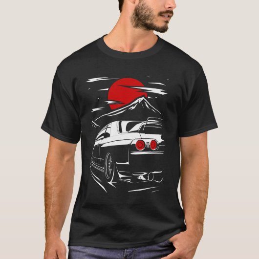 T-shirt Nissan Skyline GTR 32 Haruna 845 (Devant)