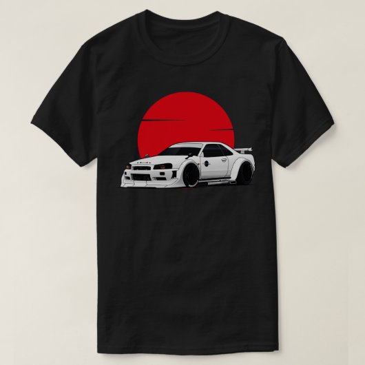 T-shirt Nissan Skyline R34 GTR (Design devant)