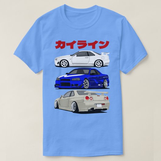 T-shirt Nissan Skyline RTM 34 (Design devant)