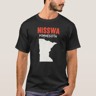 T-shirt Nisswa Minnesota États-Unis État Amérique Voyage M