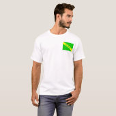 T-shirt Nitrox/drapeau de piqué (Devant entier)