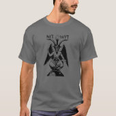 T-shirt NitWit Music Rapper Baphomet Design (Devant)