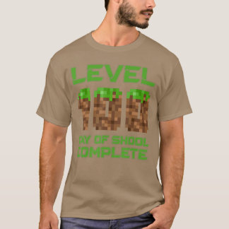 T-shirt Niveau 100 Jours d'école complets Piel Jeux vidéo