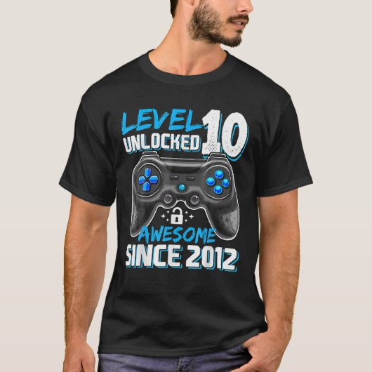 T-shirt Niveau 10 Awesome 2012 (Devant)