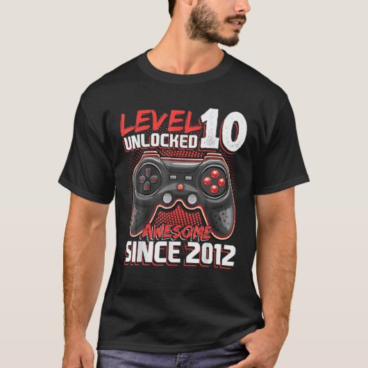T-shirt Niveau 10 Awesome 2012 (Devant)