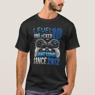 T-shirt Niveau 10 déverrouillé stupéfiant depuis 2012 10e 