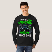 T-shirt Niveau 10 déverrouillé stupéfiant depuis 2012 10e (Devant entier)