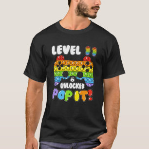 T-shirt Niveau 11 Déverrouiller Garçon fille Pop It 11 Ans