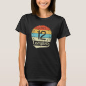 T-shirt Niveau 12 Fin du 12e anniversaire du Mariage (Devant)