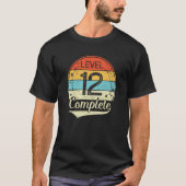 T-shirt Niveau 12 Fin du 12e anniversaire du Mariage 1 (Devant)