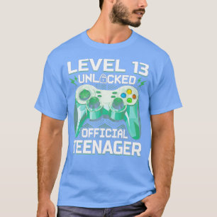 T-shirt Niveau 13 Déverrouillé 13e cadeau d'anniversaire v