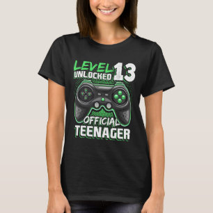 T-shirt Niveau 13 Jeux vidéo officiels non bloqués 13t