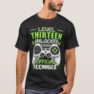 T-shirt Niveau 13 Jeux vidéo officiels non bloqués 13t