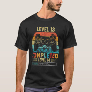 T-shirt Niveau 13 Niveau terminé Niveau 14 Chargement 13e