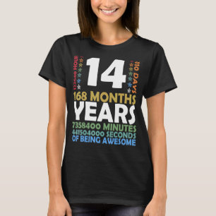 T-shirt Niveau 14 Jeu vidéo déverrouillé 14e anniversaire