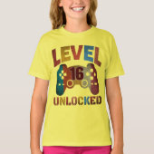 T-Shirt Niveau 16 débloqué (Devant)