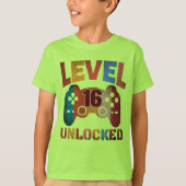 T-Shirt Niveau 16 débloqué (Devant)
