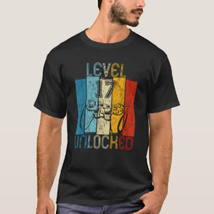 T-shirt Niveau 17 Déverrouillé Funny Video Gamer 17e anniv