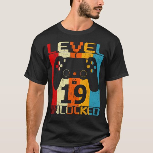 T-shirt niveau 19 déverrouillé (Devant)
