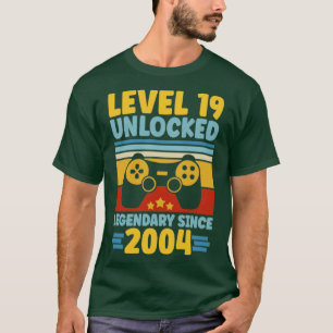 T-shirt Niveau 19 Légendaire déverrouillé depuis 2004 19e