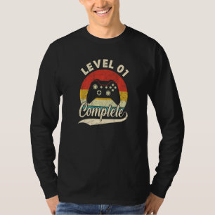 T-shirt Niveau 1 Terminer le 1er anniversaire Mariage pour