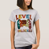 T-Shirt Niveau 20 Débloqué (Devant)