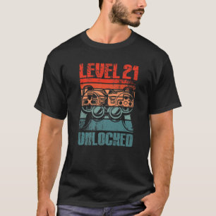 T-shirt Niveau 21 Vidéo Déverrouillée Amateurs 21E Anni