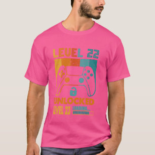 T-shirt Niveau 22 Déverrouillé Niveau 23 Chargement Vintag