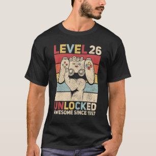 T-shirt Niveau 26 débloqué Tenue d'anniversaire pour homme