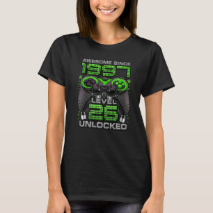 T-shirt Niveau 26 Déverrouillé stupéfiant depuis 1997 26e