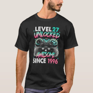 T-shirt Niveau 27 Déverrouillé stupéfiant depuis 1996 27e 