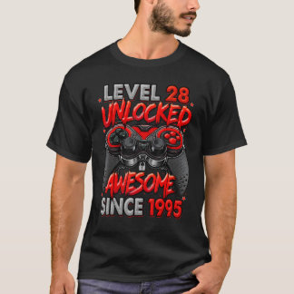 T-shirt Niveau 28 Déverrouillé stupéfiant depuis 1995 28e