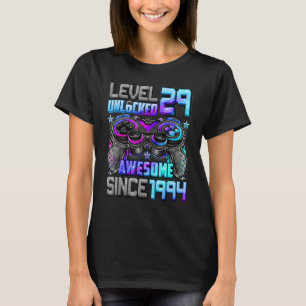 T-shirt Niveau 29 Déverrouillé stupéfiant depuis 1994 29e